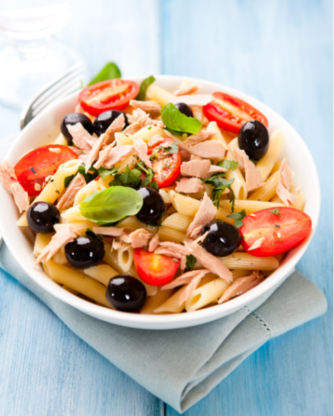 Salade pates thon