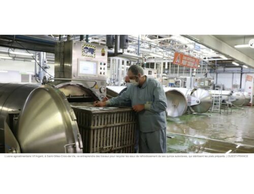 Article dans Ouest France « l’usine Vif Argent veut consommer deux fois moins d’eau »